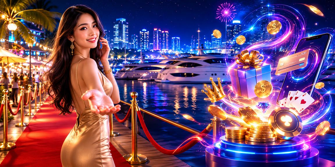 Suasana meriah promosi perayaan kasino hiburan 281 Malaysia